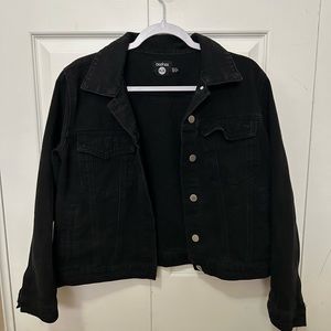 Women’s black denim jacket